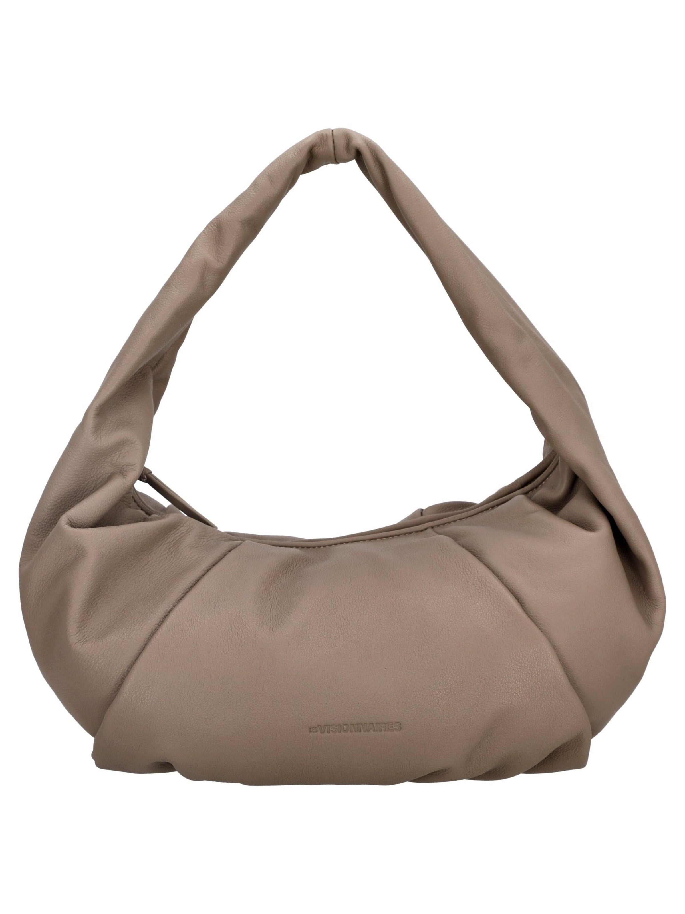 Les Visionnaires Handbag 'Greta Essential Soft Grainy' in Grey: front
