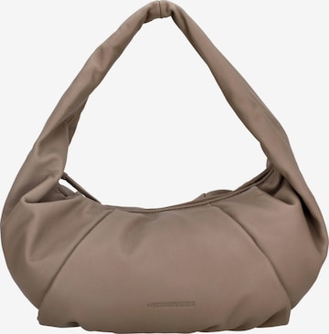 Les Visionnaires Handbag 'Greta Essential Soft Grainy' in Grey: front