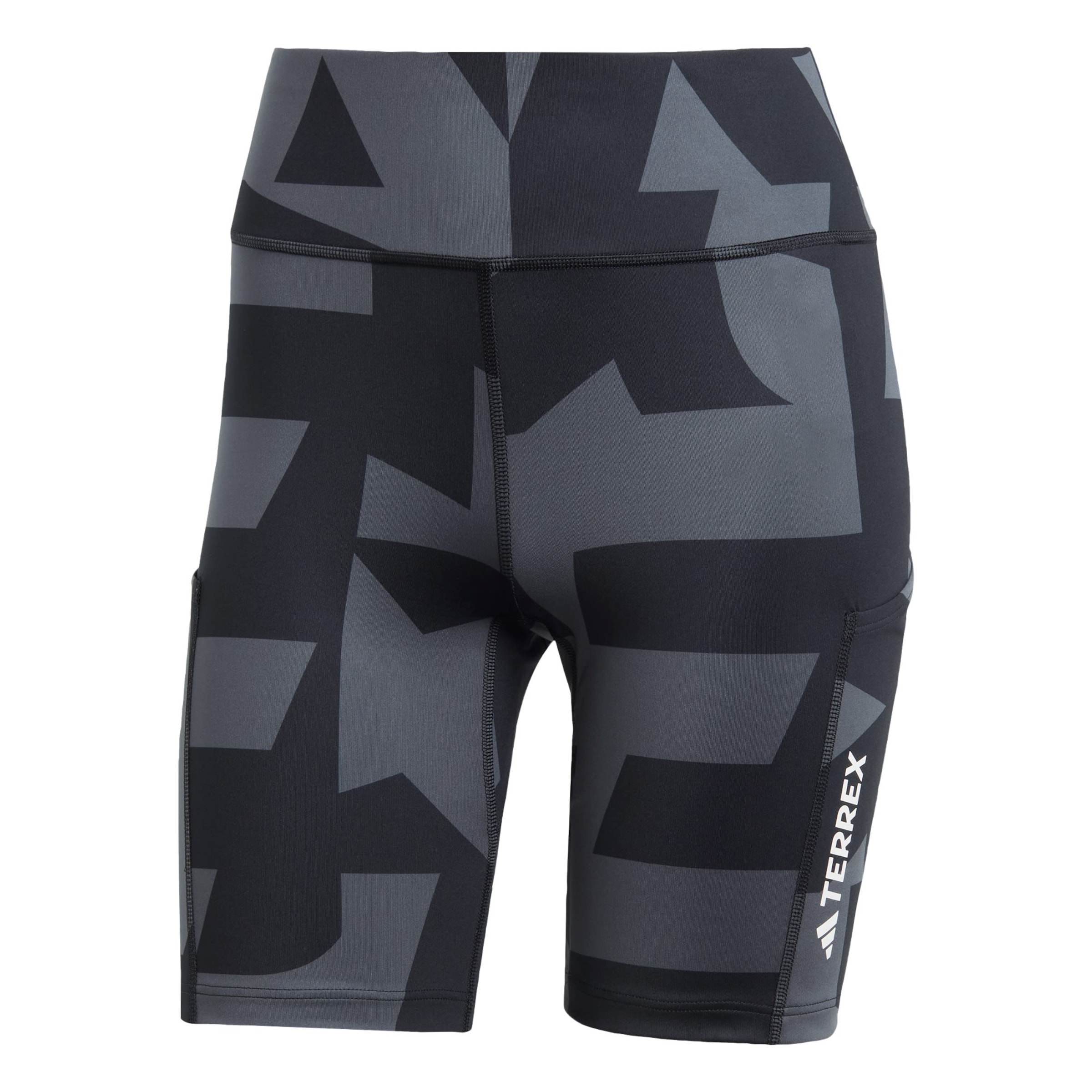 Skinny Pantaloni outdoor 'Multi 8-Inch Tight Shorts' de la ADIDAS TERREX pe gri: față