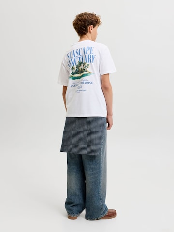 T-Shirt Jack & Jones Junior en blanc
