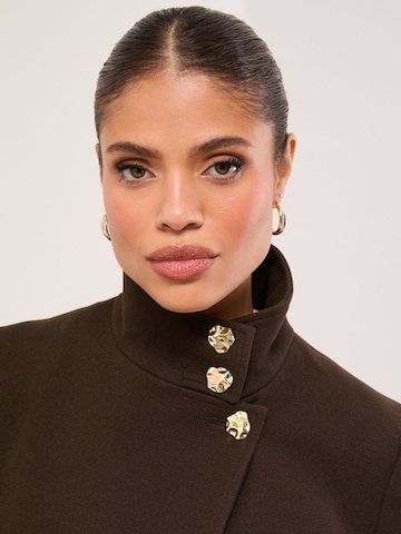 Lipsy Between-seasons coat in Brown
