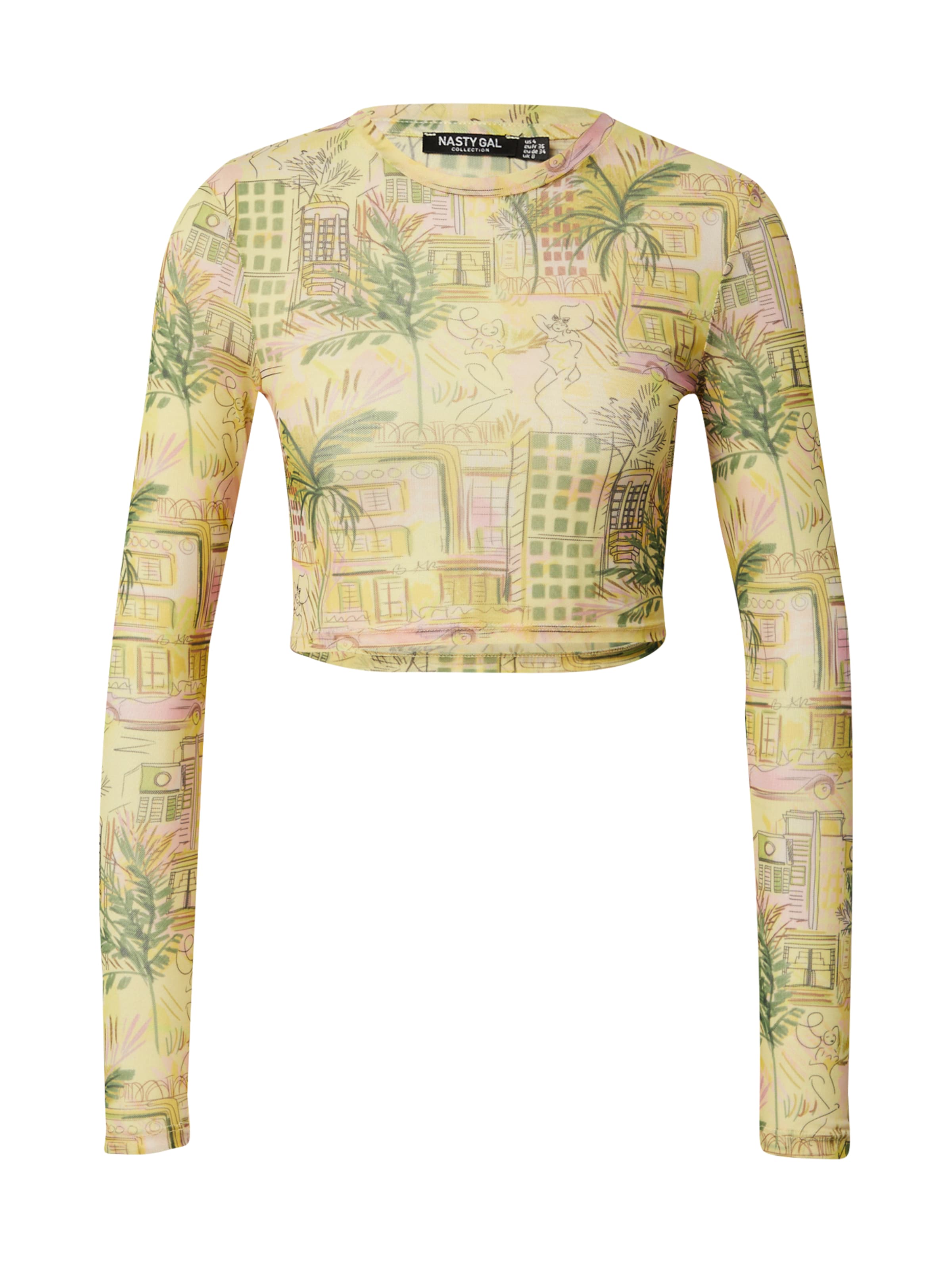 Maglietta di Nasty Gal in giallo: frontale