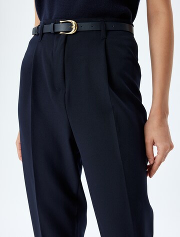 Koton Slim fit Pleated Pants in Blue