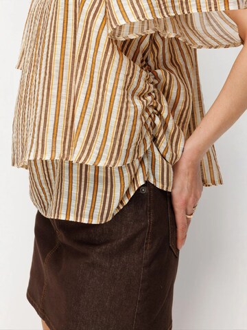 MixRay Blouse in Beige