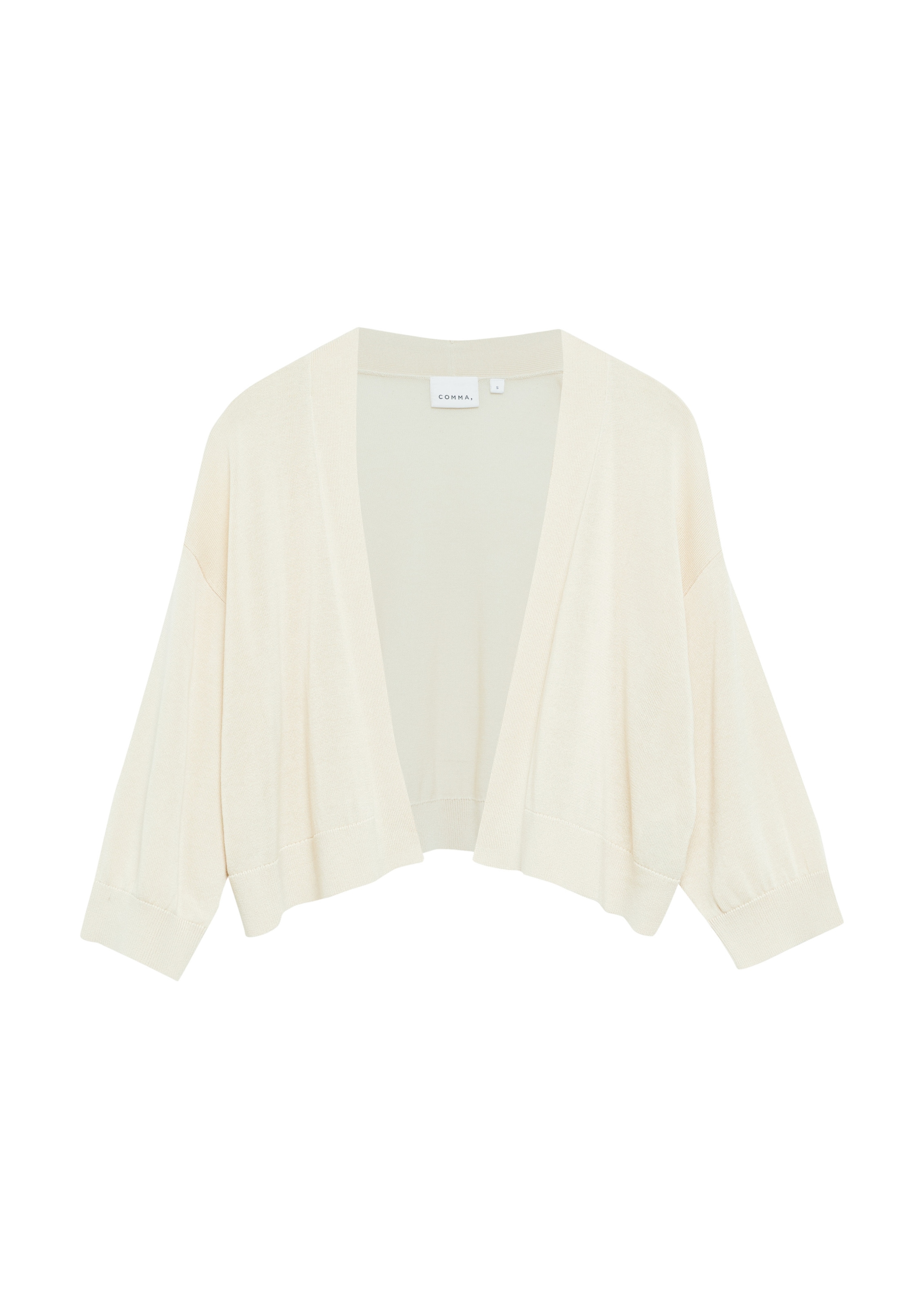 COMMA Knit cardigan in Beige: front