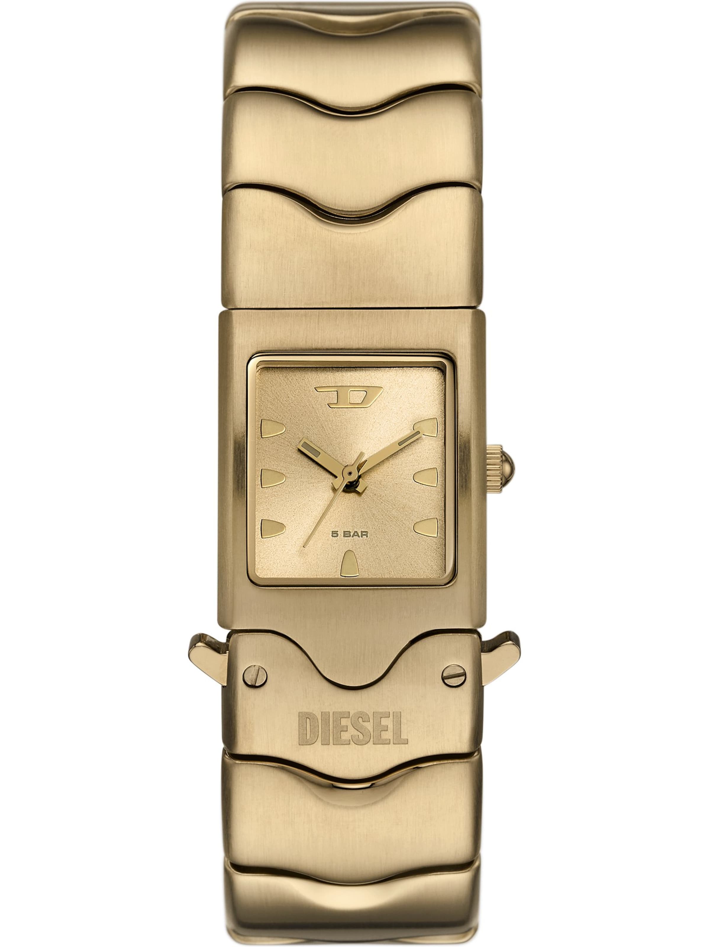 DIESEL Analoguhr 'Closer' in Gold: Vorderseite