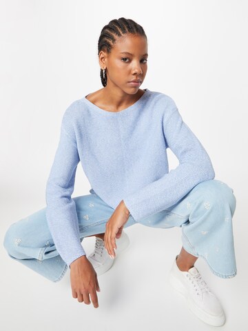 TOM TAILOR Sweater in Blue: front