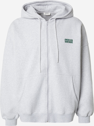 AMERICAN VINTAGE Gornji dio trenirke 'BAPTOWN' u svijetlosiva / kraljevski zelena, Pregled proizvoda