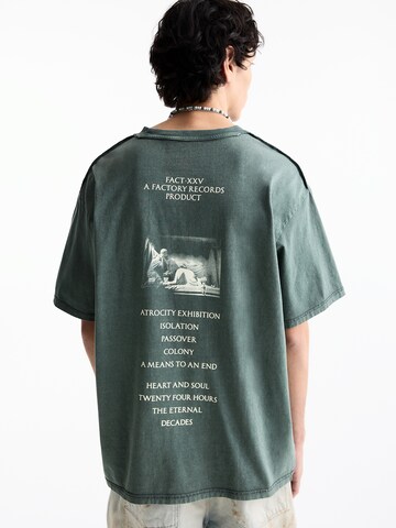Pull&Bear T-Shirt in Grün: Vorderseite