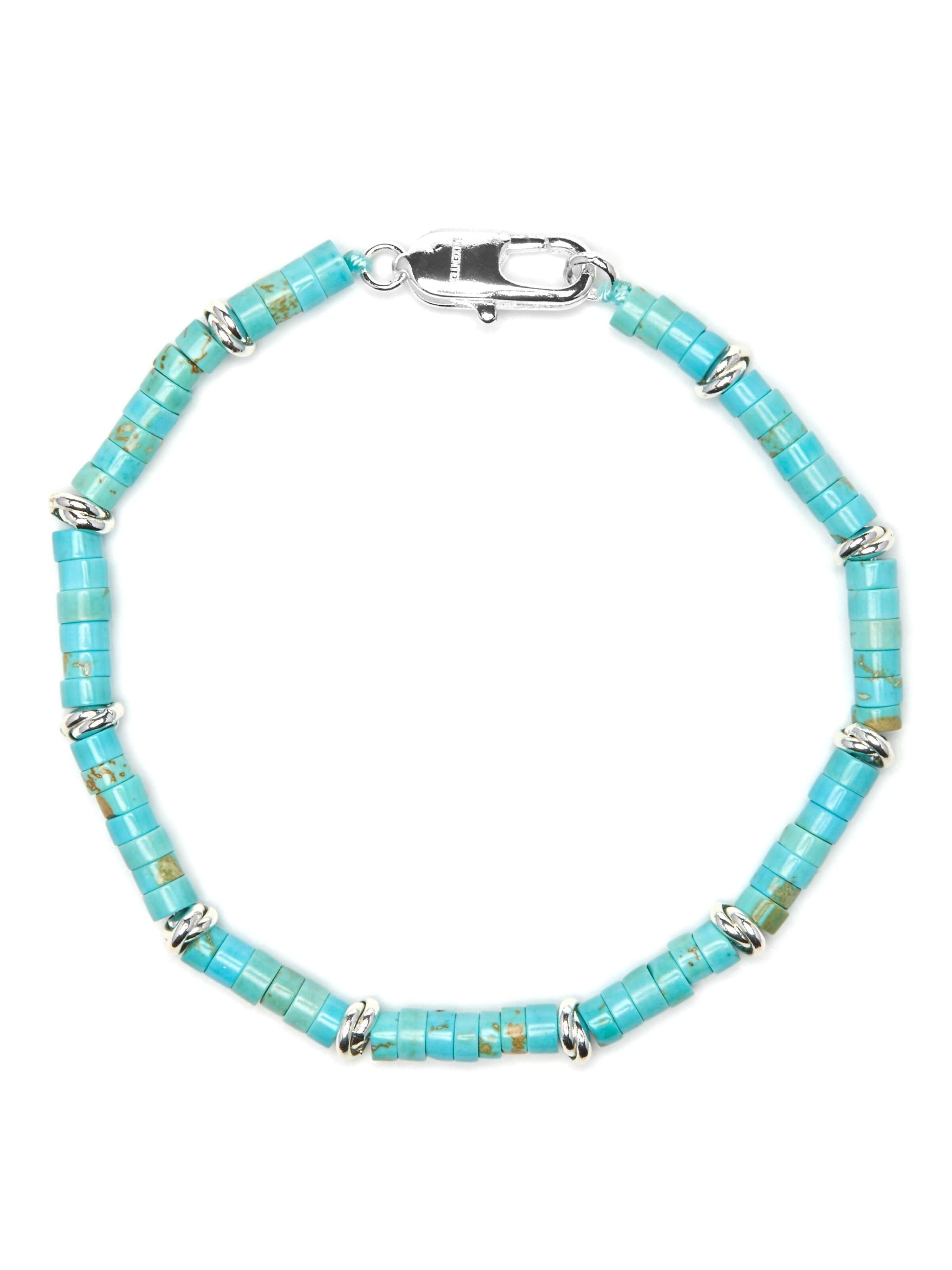 Bracelet 'SILBI' Luxenter en bleu : devant