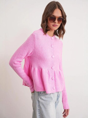 MixRay Gebreid vest in Roze