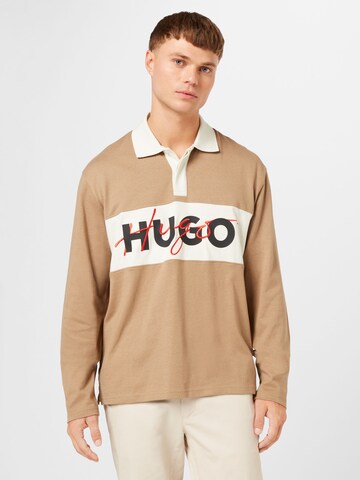 Tricou 'Dilvret' de la HUGO pe bej: față