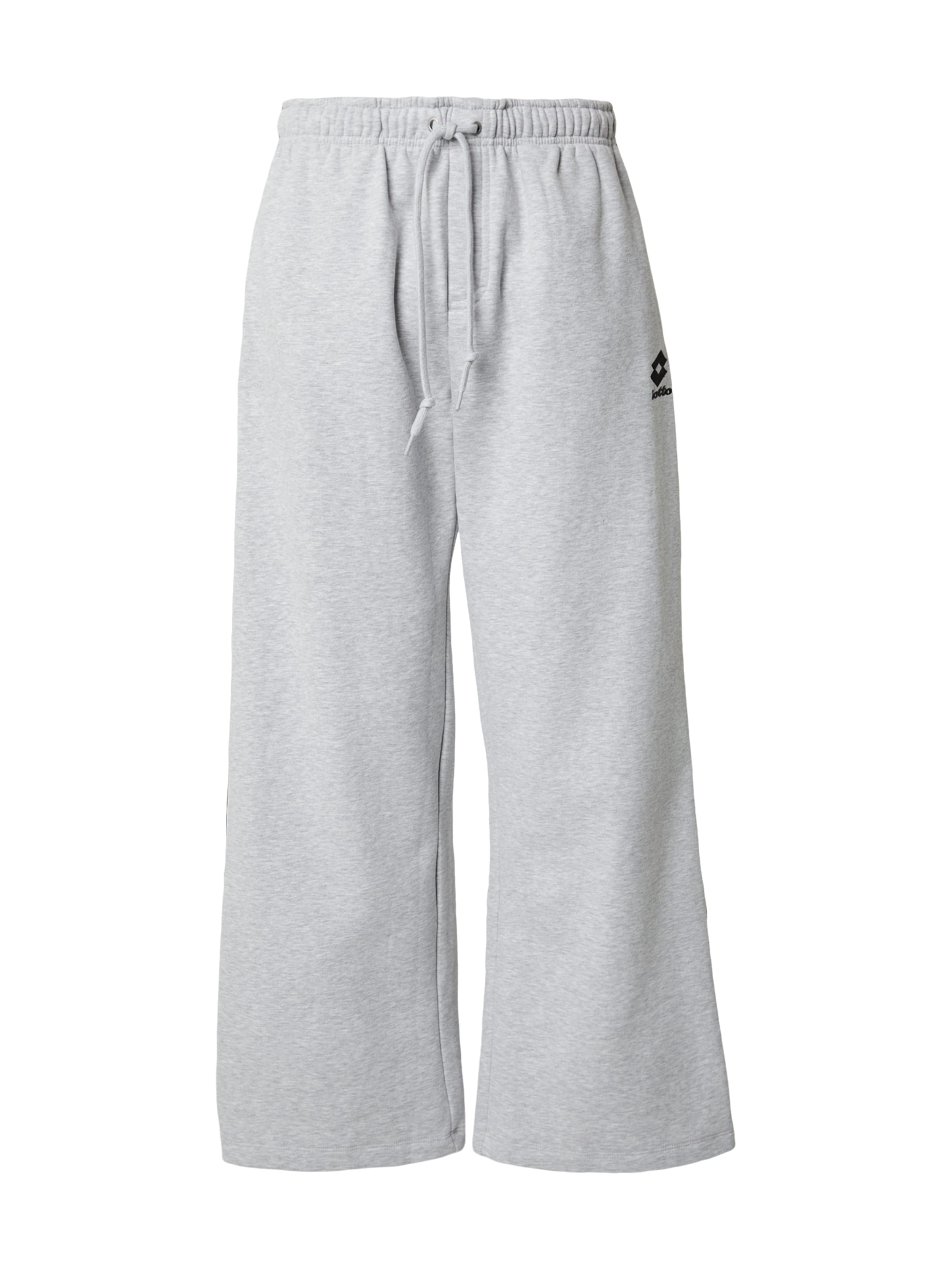 Wide Leg Pantalon de sport LOTTO en gris : devant
