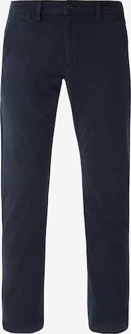 Coupe slim Pantalon chino 'RICK' QS en bleu : devant