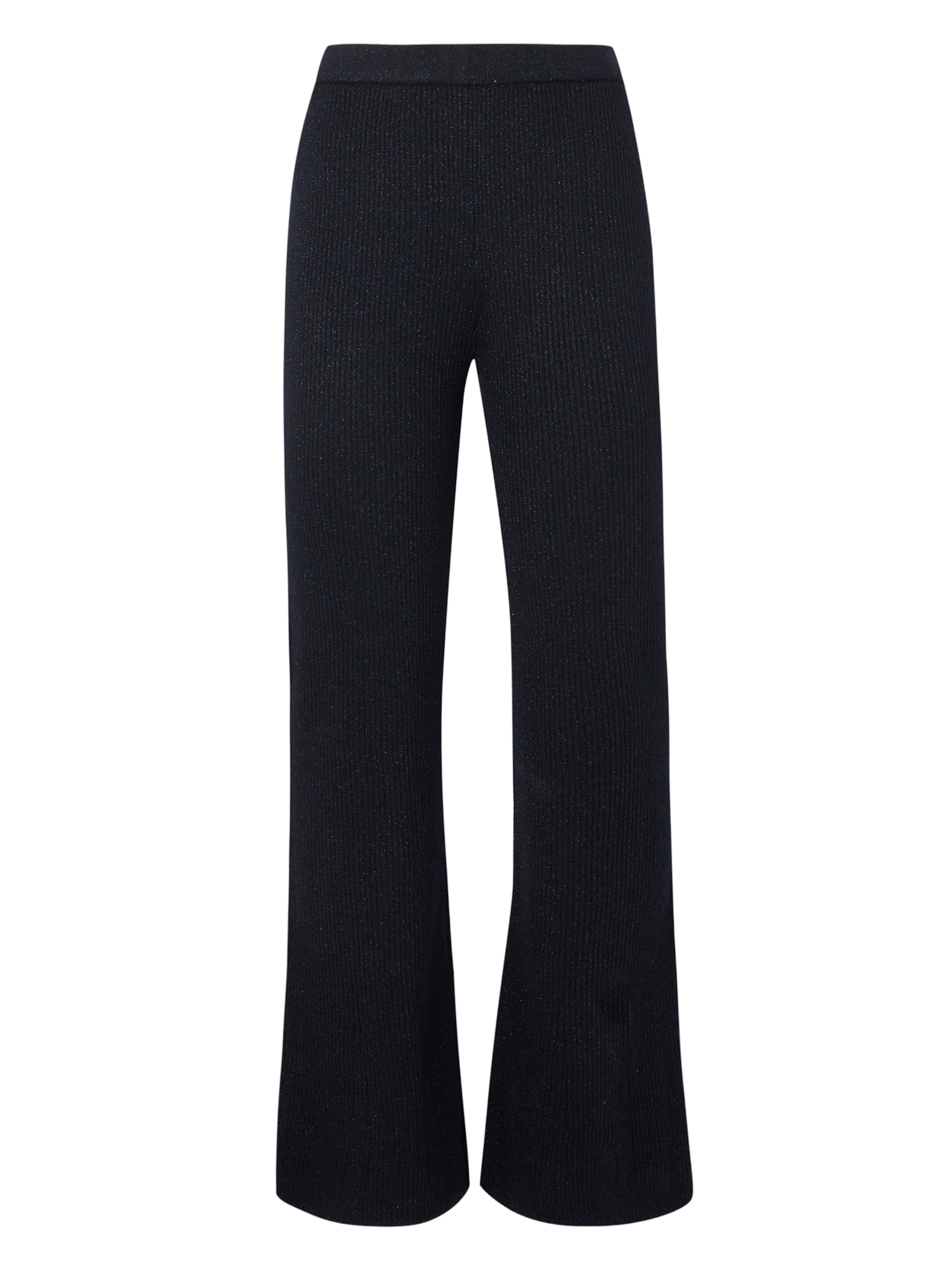 Calvin Klein Jeans Flared Trousers in Blue: front