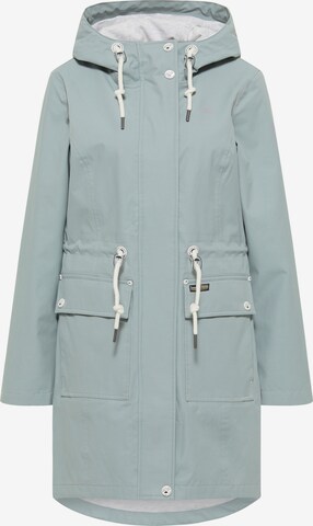 Manteau mi-saison Schmuddelwedda en bleu : devant