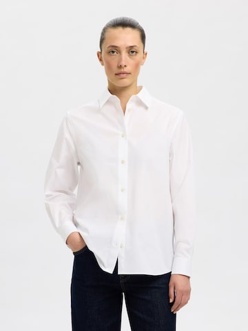 SELECTED FEMME Blouse in Wit: voorkant