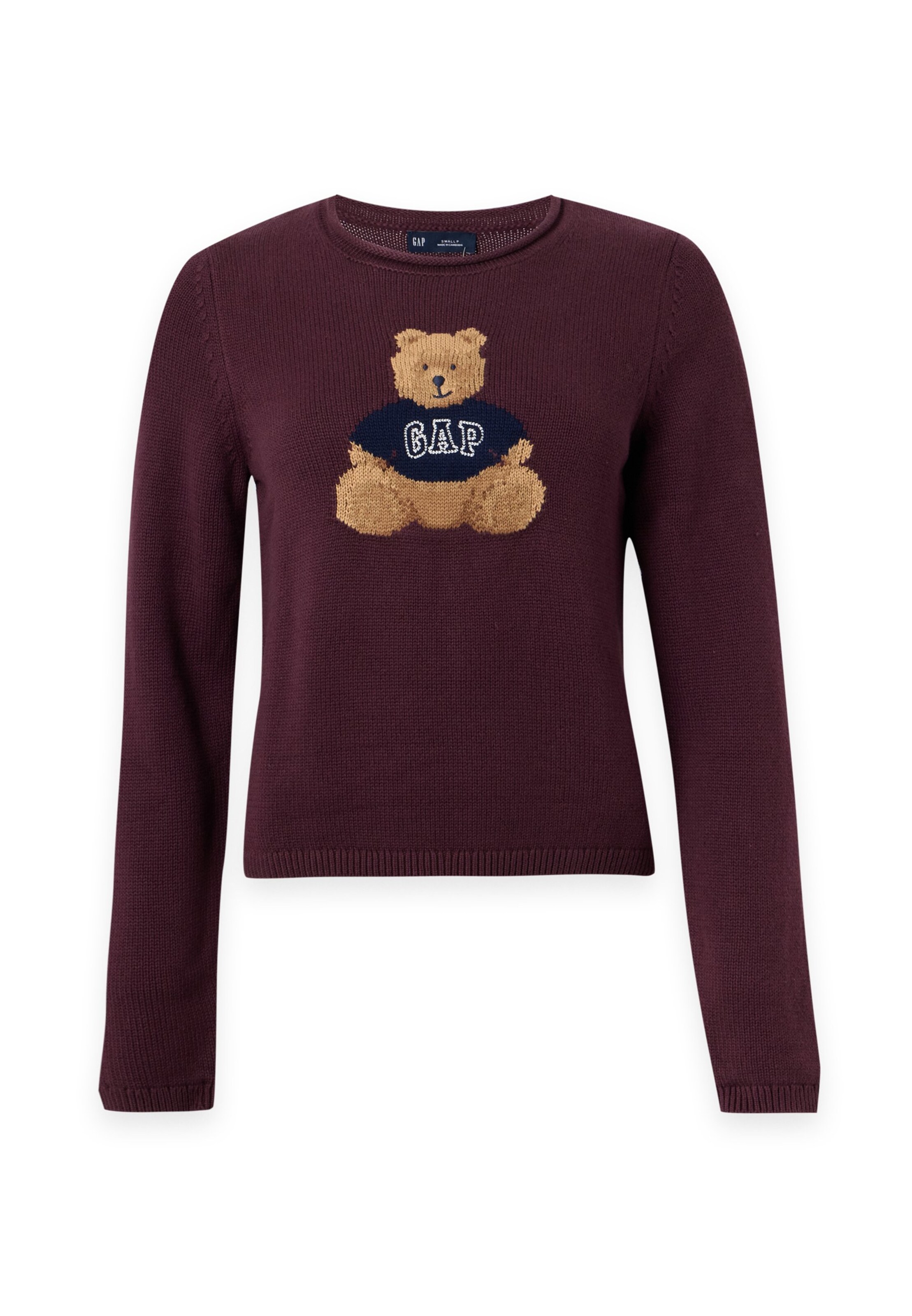 Gap Petite Trui in Bruin: voorkant