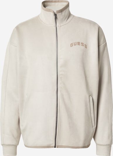 Sportinis džemperis 'Shiro' iš GUESS, spalva – gelsvai pilka spalva / brokato spalva, Prekių apžvalga