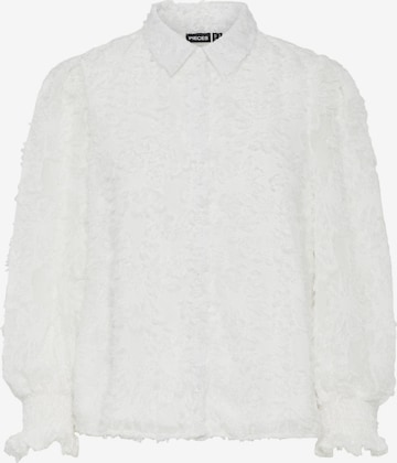 PIECES Blouse 'Pina' in White: front