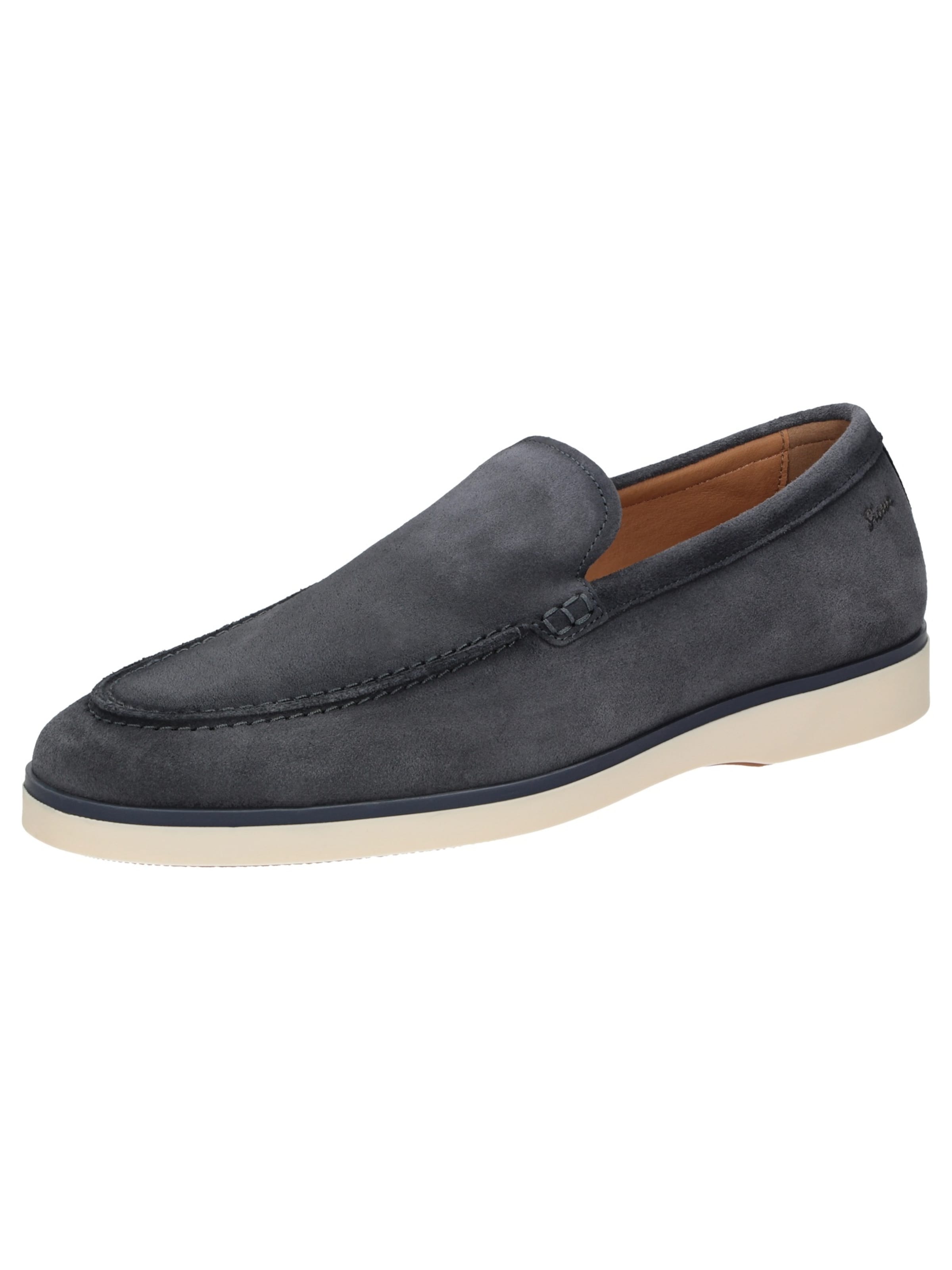 SIOUX Classic Flats ' Mikladon-700 ' in Blue: front