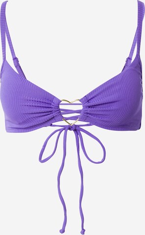 Hunkemöller Bikinitop 'Eclipse' in Lila: predná strana