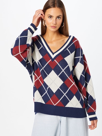 WEEKDAY Sweater 'North' in Blue: front