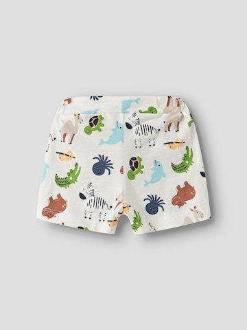 balta NAME IT Standartinis Kelnės 'NBMFARI'