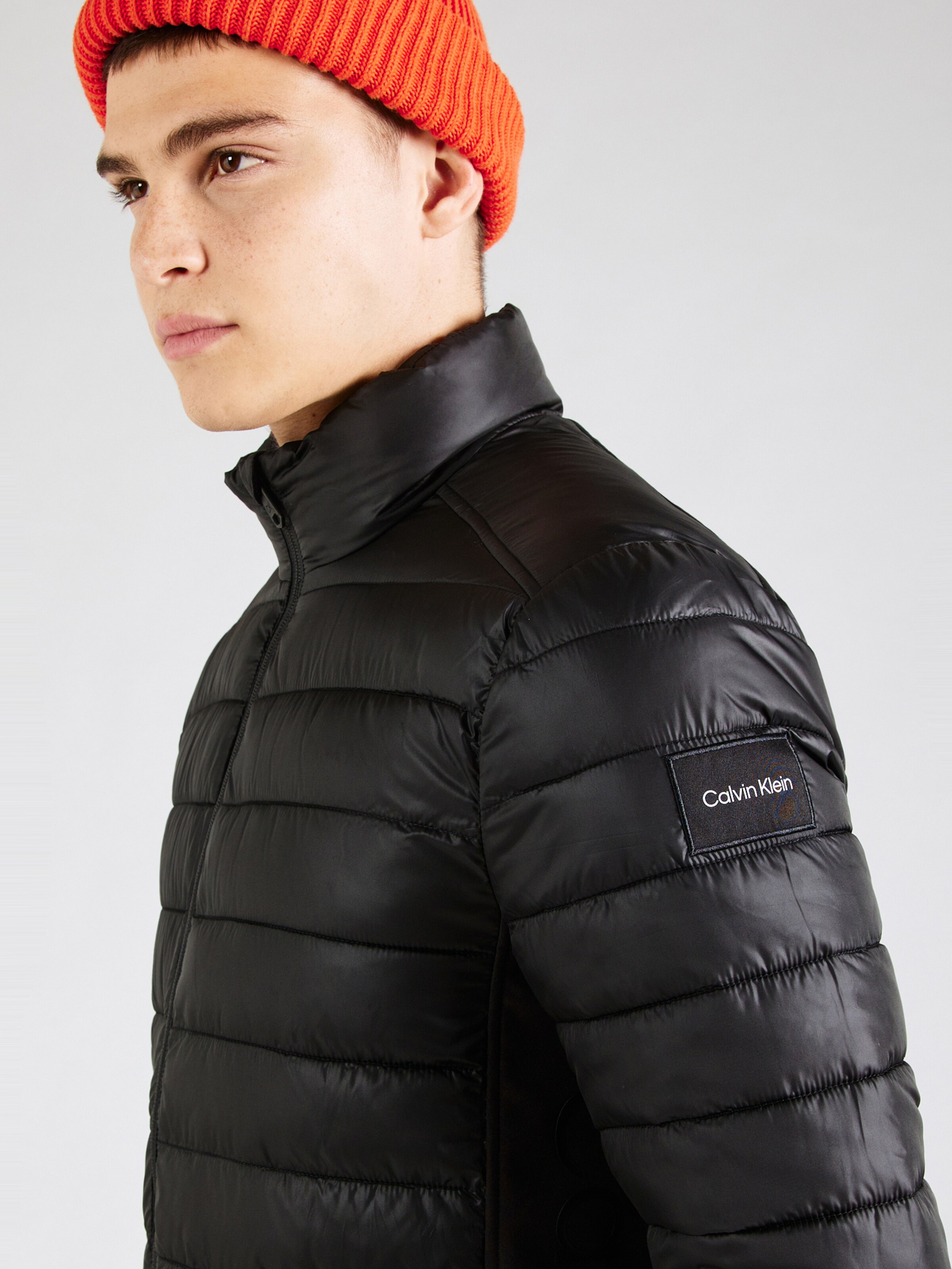 Calvin Klein Between-Season Jacket in Black | ABOUT YOU Calvin Klein Between-Season Jacket in Black | ABOUT YOU