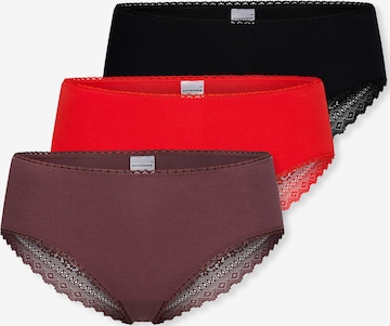 SCHIESSER Slip ' Modern Multi ' in Rood: voorkant