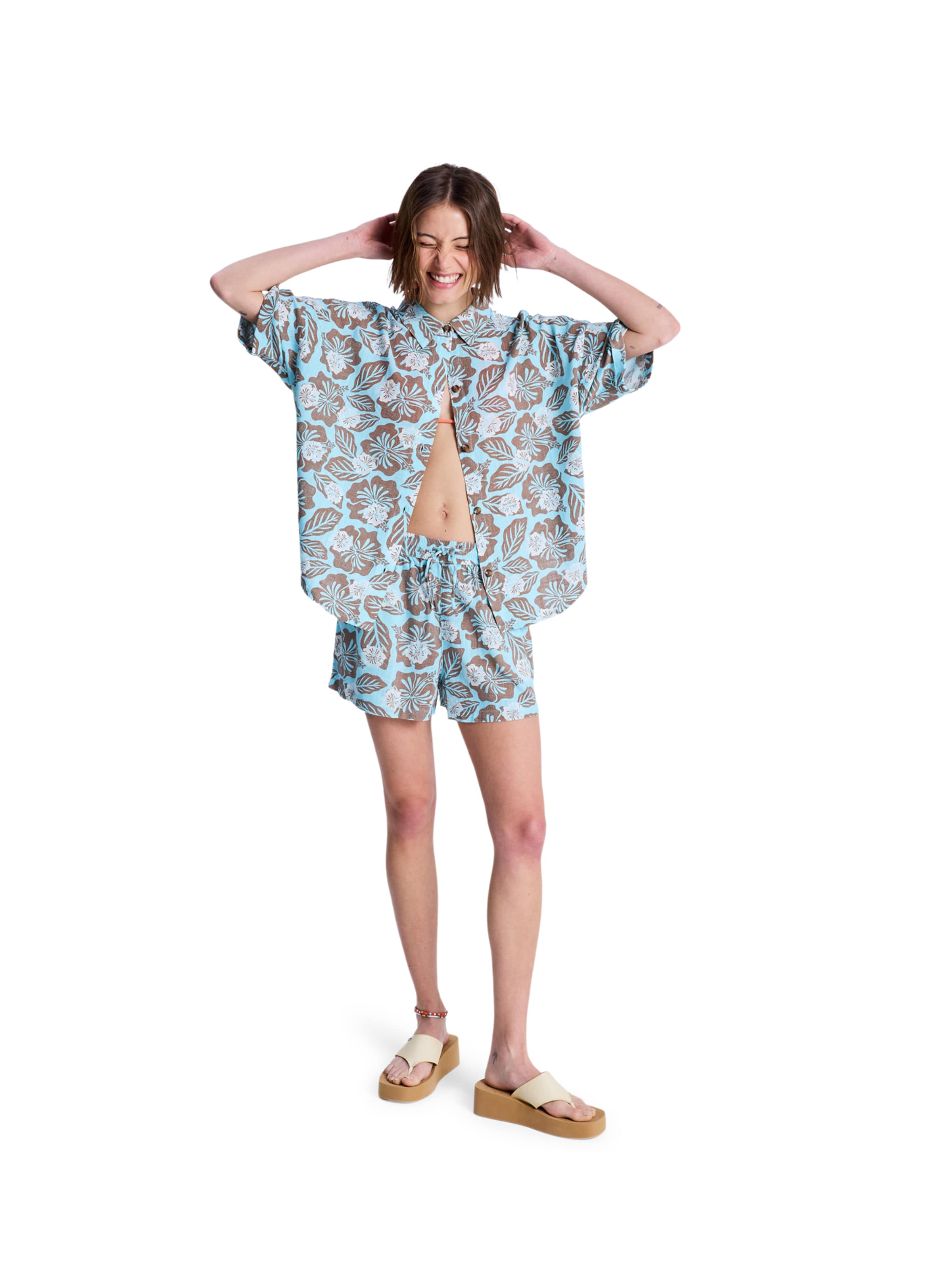 ROXY Bluse 'Beachy Nostalgia' in Blau