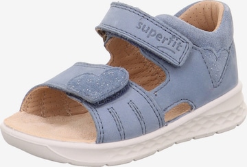 SUPERFIT Sandals & Slippers 'LAGOON' in Blue: front