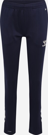 Hummel Športne hlače | temno modra / bela barva, Prikaz izdelka