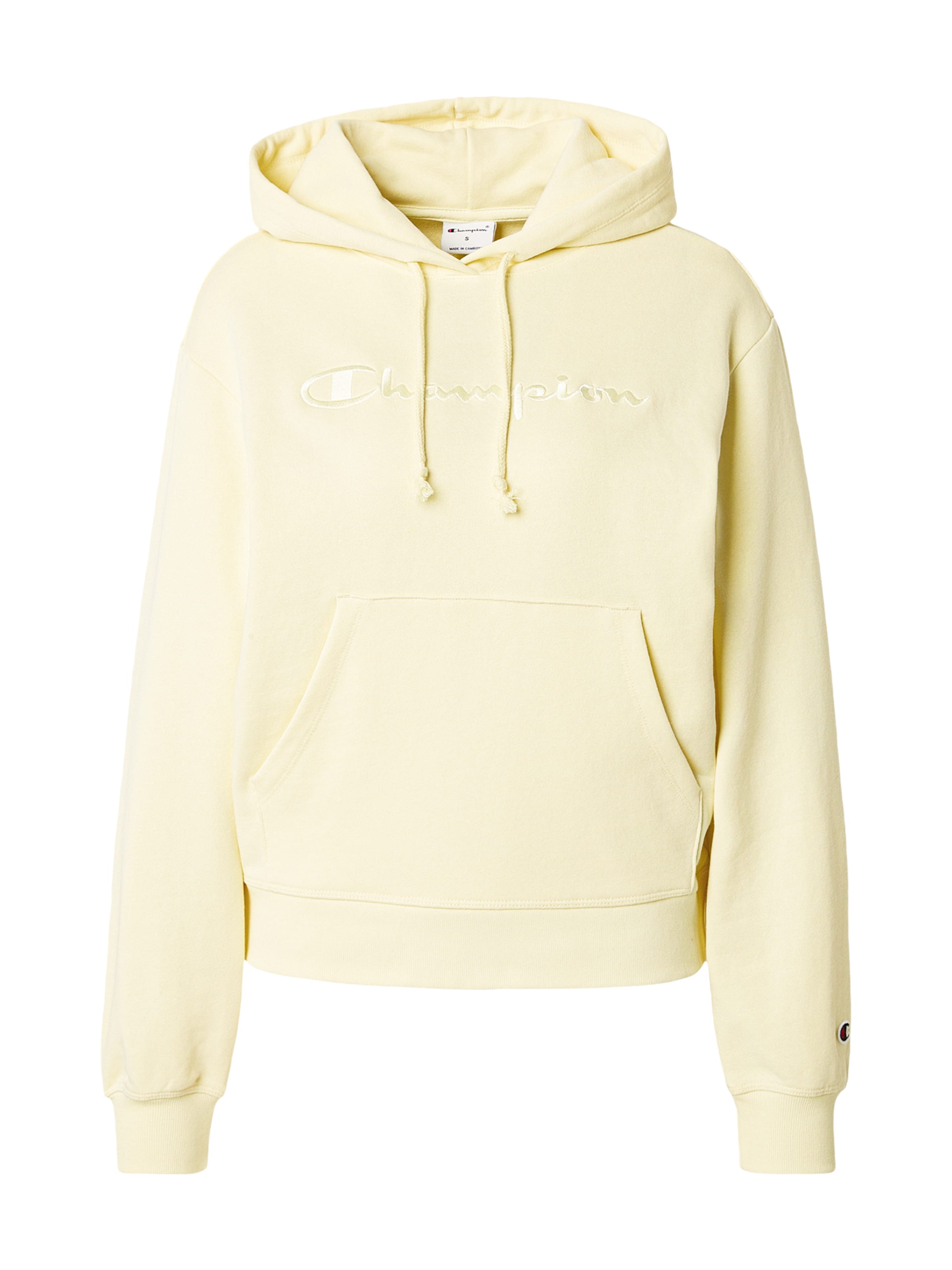 Bluză de molton de la Champion Authentic Athletic Apparel pe galben: față