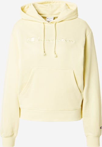 Bluză de molton de la Champion Authentic Athletic Apparel pe galben: față