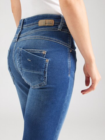 Coupe slim Jean 'Amelie' Gang en bleu