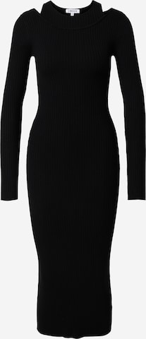 EDITED - Vestido de punto 'Yandra' en negro: frente