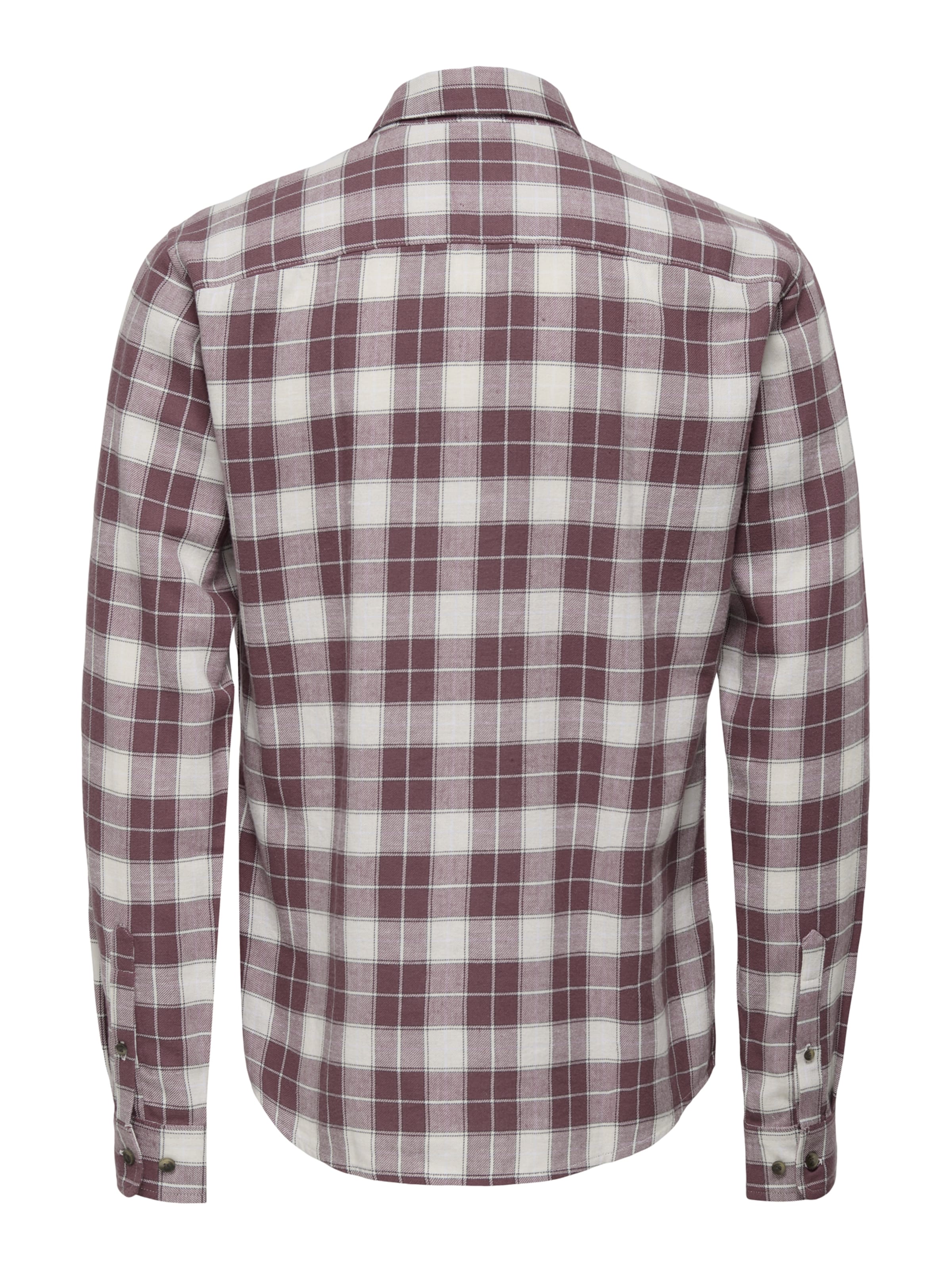 Coupe regular Chemise 'ONSKIM' Only & Sons en gris : derrière