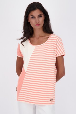 Alife and Kickin T-Shirt 'IlonaAK' in Orange: Vorderseite