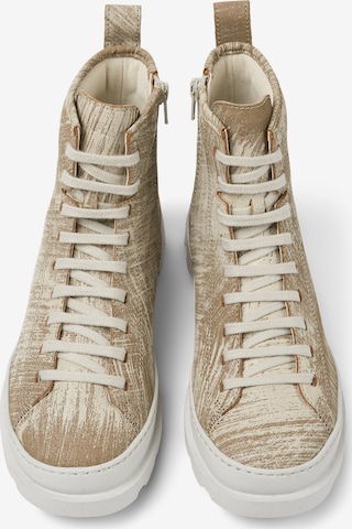 CAMPER Lace-Up Ankle Boots 'Brutus' in Beige