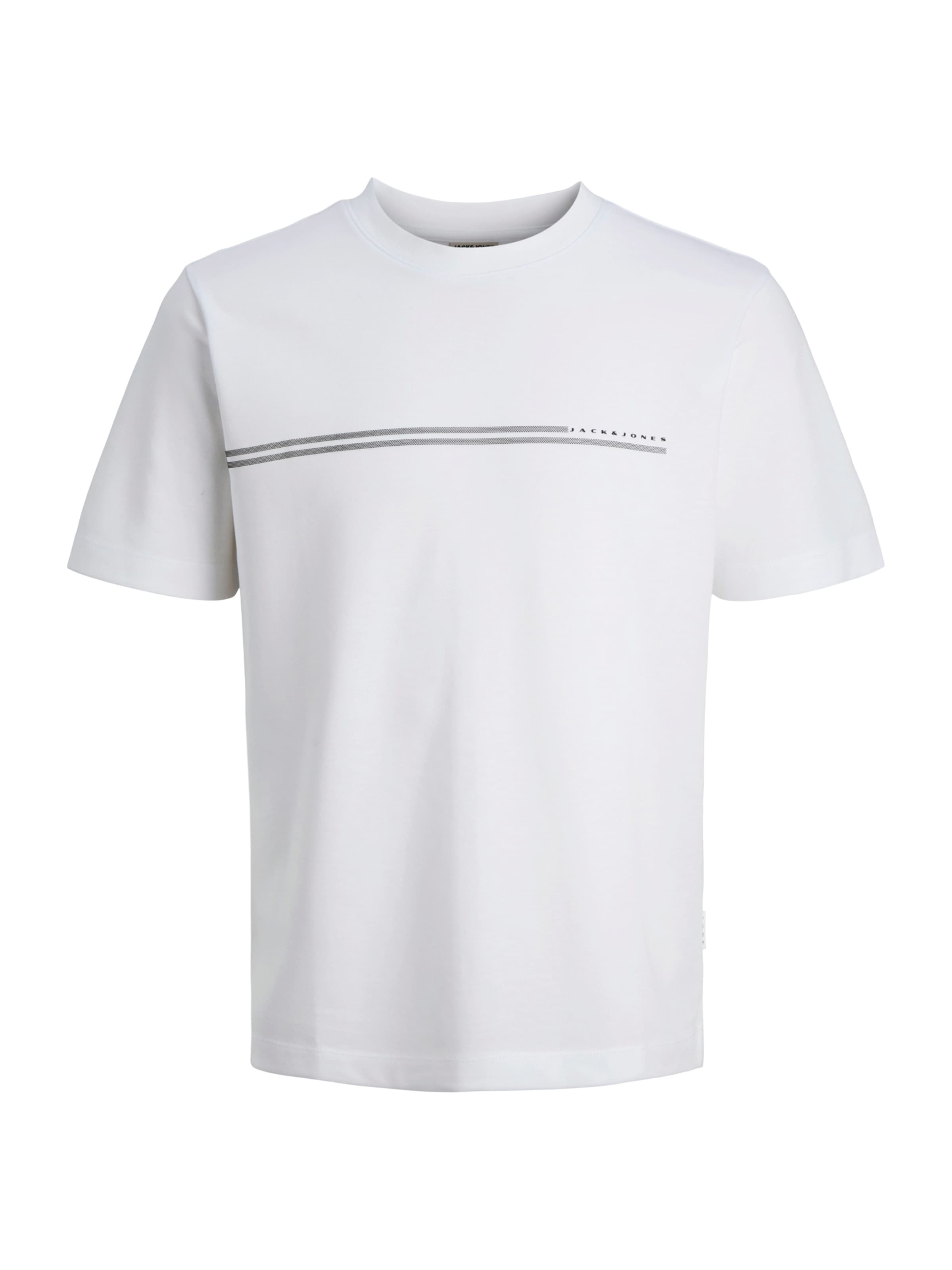 T-Shirt 'JCOFUSION' Jack & Jones Junior en blanc : devant