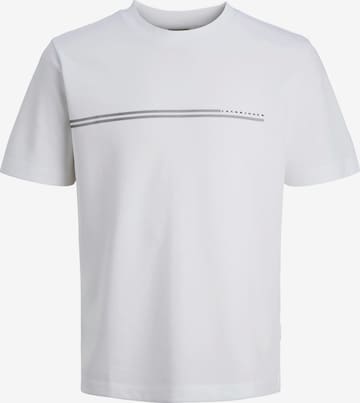 T-Shirt 'JCOFUSION' Jack & Jones Junior en blanc : devant