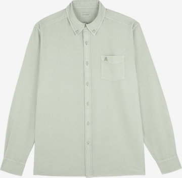Scalpers Button Up Shirt 'Beach ' in Green: front