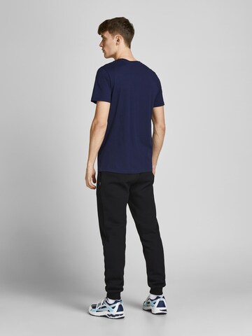 JACK & JONES Tričko 'Caleb' – modrá