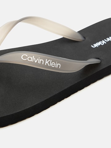Tongs Calvin Klein en noir