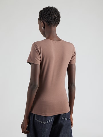 PIECES Tričko 'PCSIRENE' – hnědá