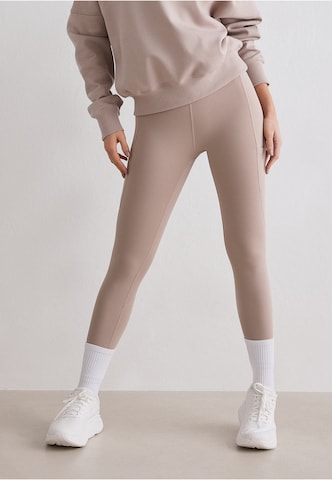 Skinny Pantalon de sport Aim'n en gris : devant
