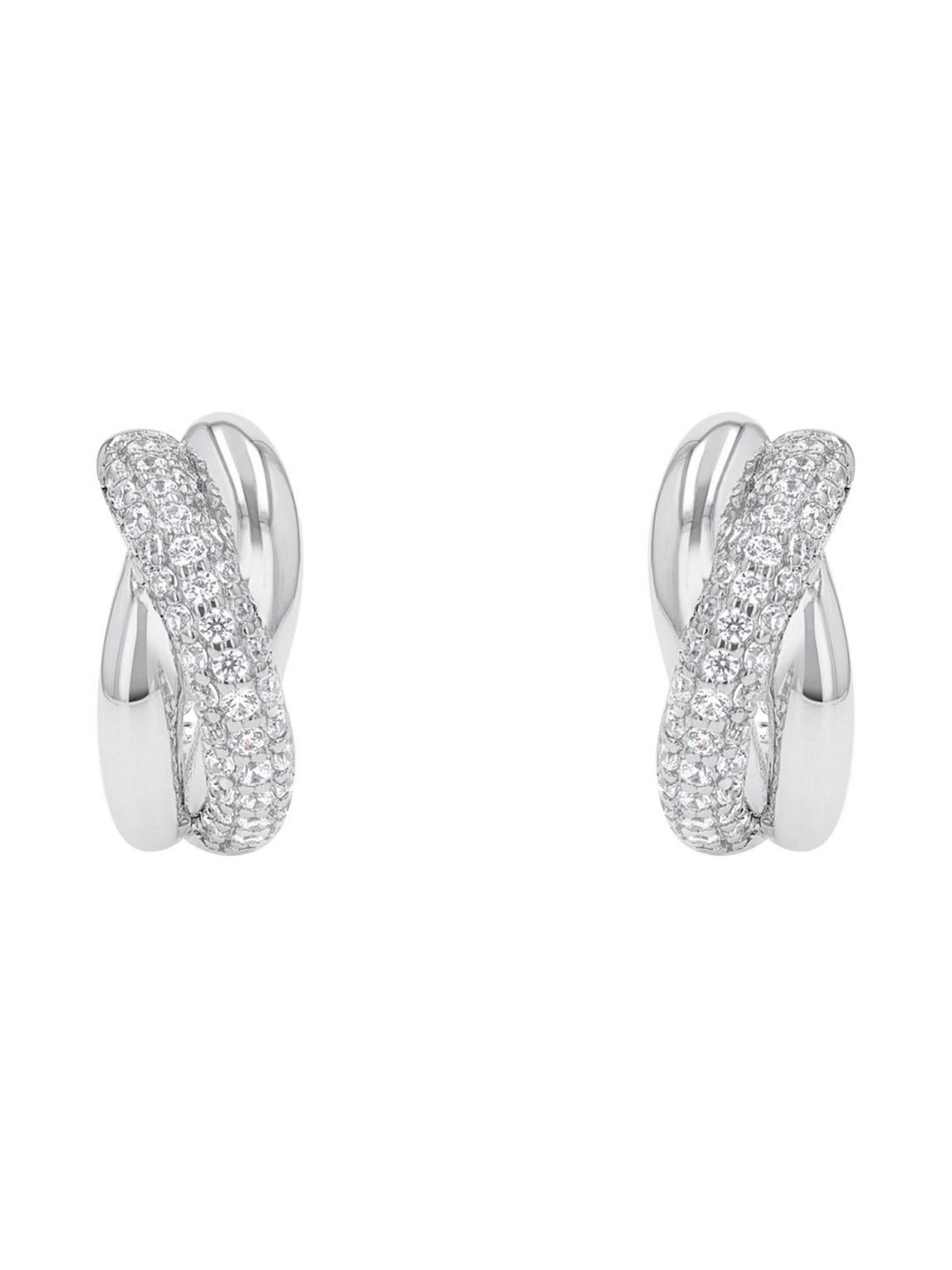 JOOP! Earrings 'Creolen' in Silver: front