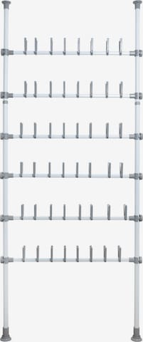 Wenko Teleskop-Garderobensystem 'Herkules' in Silber: Vorderseite