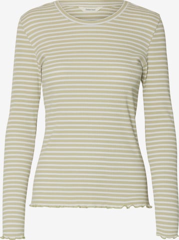 SELECTED FEMME Majica 'SLFELLEN' | zelena barva: sprednja stran